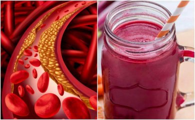 Spezialsmoothie mit Roter Beete gegen hohe Cholesterinwerte
