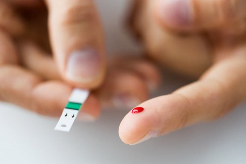 Blutprobe für Diabetiker