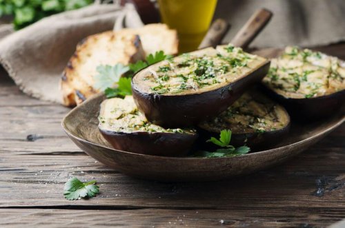 Gemüsepasteten mit Aubergine