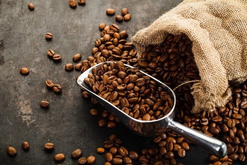 geröstete Kaffeebohnen als Lufterfrischer für die Küche