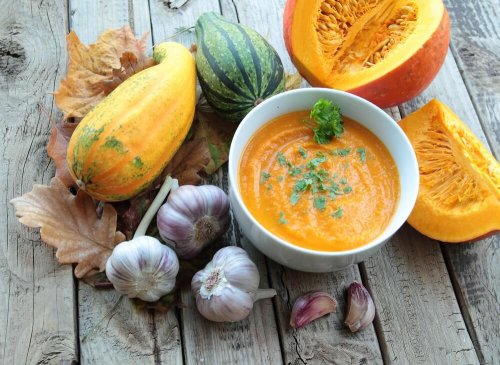 Rezept für Kürbiscremesuppe light