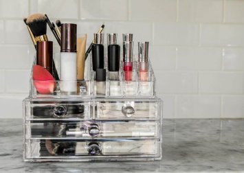 Selbstgemachte Kosmetik-Organizer