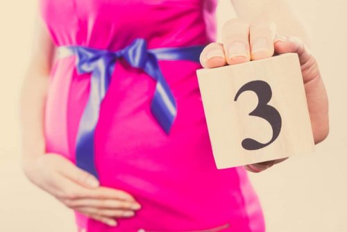 Schwangerschaftsmonat - drei