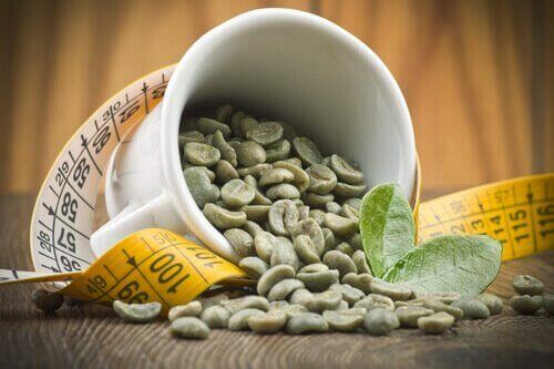 Grüne Kaffeebohnen