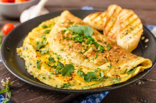 Köstliches und gesundes Omelette