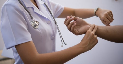 Auskultation von Venen und Arterien