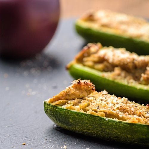 Rezepte für gefüllte Zucchini