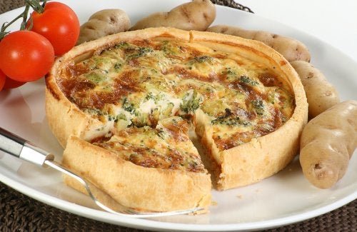 Leckere Gemüse-Käse-Quiche