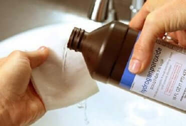 Wasserstoffperoxid bei Baumwollstoffen