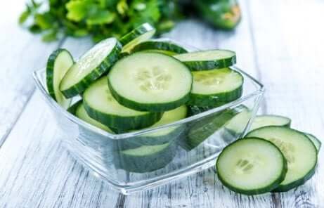 Gurken für Gurken-Avocado-Suppe