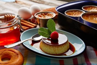Rezept für einen kalorienarmen napolitanischen Flan