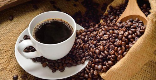 Trink Kaffee