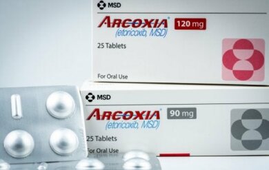 Etoricoxib, ein entzündungshemmendes Medikament