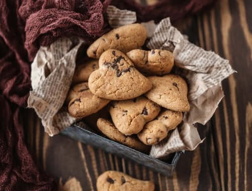 Sahnekekse mit Schokotropfen