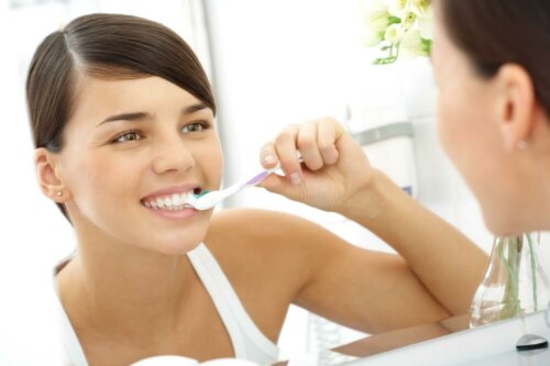 Zahnbehandlung, um zähflüssigen Speichel zu verhindern