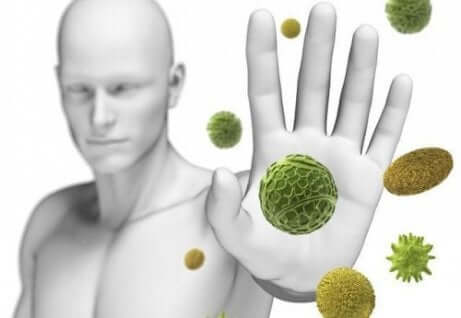 Darstellung von starkem Immunsystem
