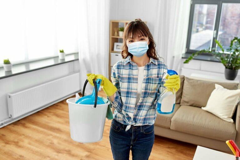 Wie kann ich mein Haus reinigen und desinfizieren?