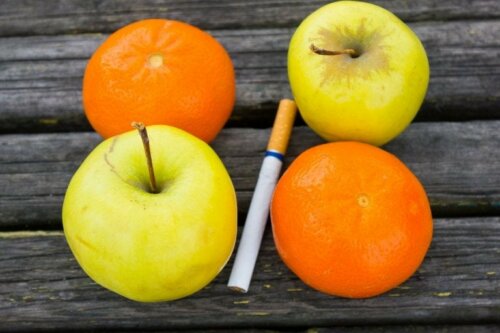 Gesunde Ernährung, um mit dem Rauchen aufzuhören