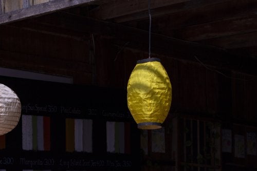 Papierlampion - Außenleuchten