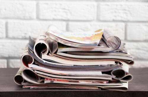 Wiederverwertbare Dinge: Zeitungen