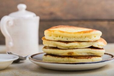 Rezept: Hotcakes mit Bananen und noch einer Zutat