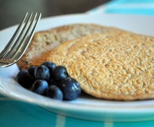 Proteinreiche Pfannkuchen mit Hafer und Dinkel 
