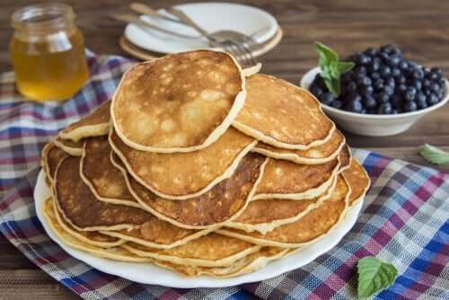Proteinreiche Pfannkuchen mit Hafer und Eiklar 
