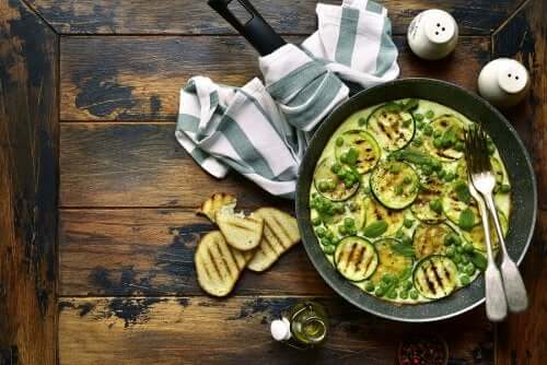 Zucchini-Tortilla, vegan und saftig