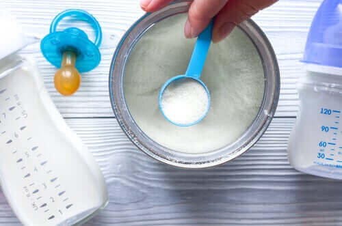 richtige Babymilch - Milchpulver