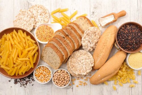 eine kohlenhydratarme Ernährung - Lebensmittel mit Kohlenhydraten