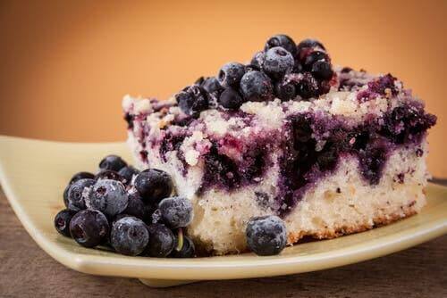 Heidelbeerkuchen mit Joghurt