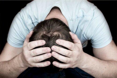Mann Depression Krise Nervenzusammenbruch