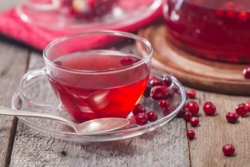 Tasse Cranberry-Tee