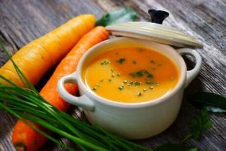 Karottensuppe zur Behandlung von Durchfall