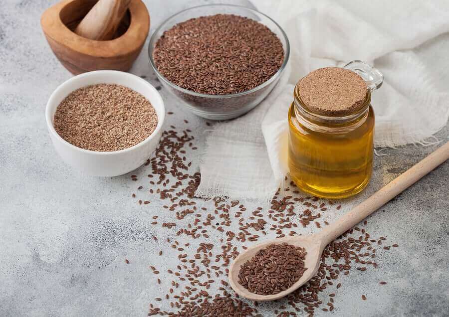 Leinsamen liefern Omega-3-Fettsäuren