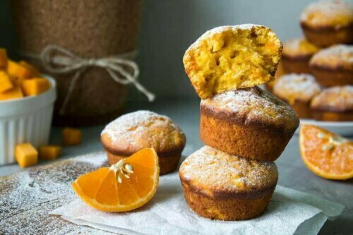 2 Rezepte für fluffige Orangenmuffins