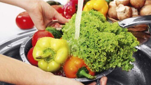 Gemüse waschen ist wichtig