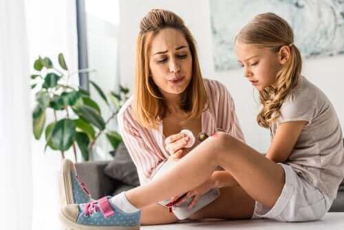 Die Behandlung einer infizierten Wunde