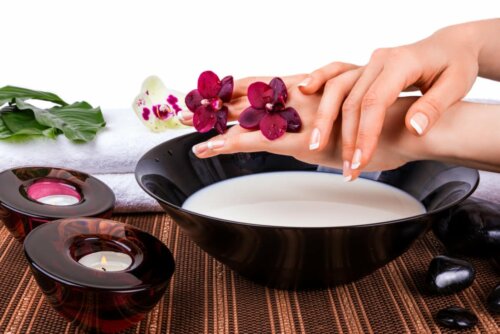 Milch für die Hautpflege