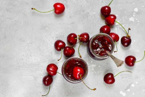 Rezept für Kirschmarmelade- Kirschen