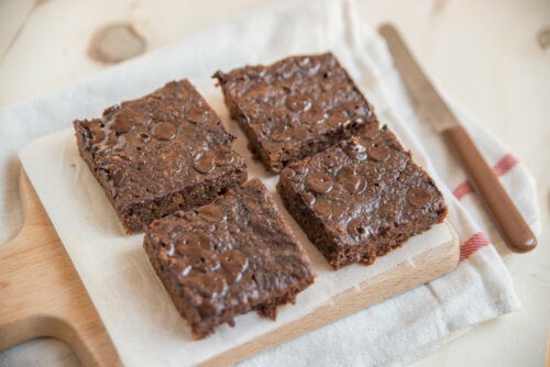Rezept für vegane und glutenfreie Süßkartoffel-Brownies