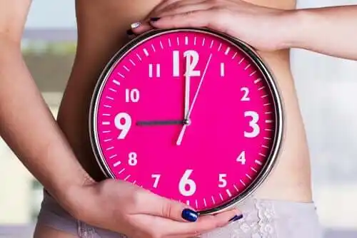 Menstruationssynchronisation - Uhr