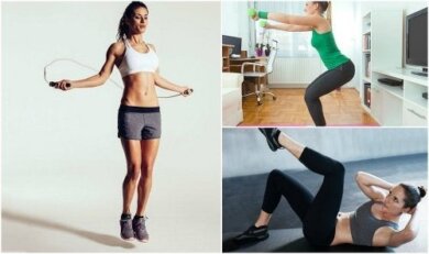 Keine Zeit, ins Fitnessstudio zu gehen? Du kannst auch zu Hause trainieren!