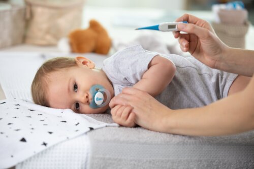 Bei Babys ist Fieber häufig