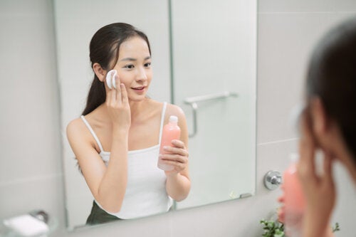 Koreanische 7 Skin Methode für strahlende Haut
