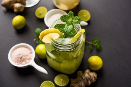 Shikanji, ayurvedisches Getränk für heiße Sommertage