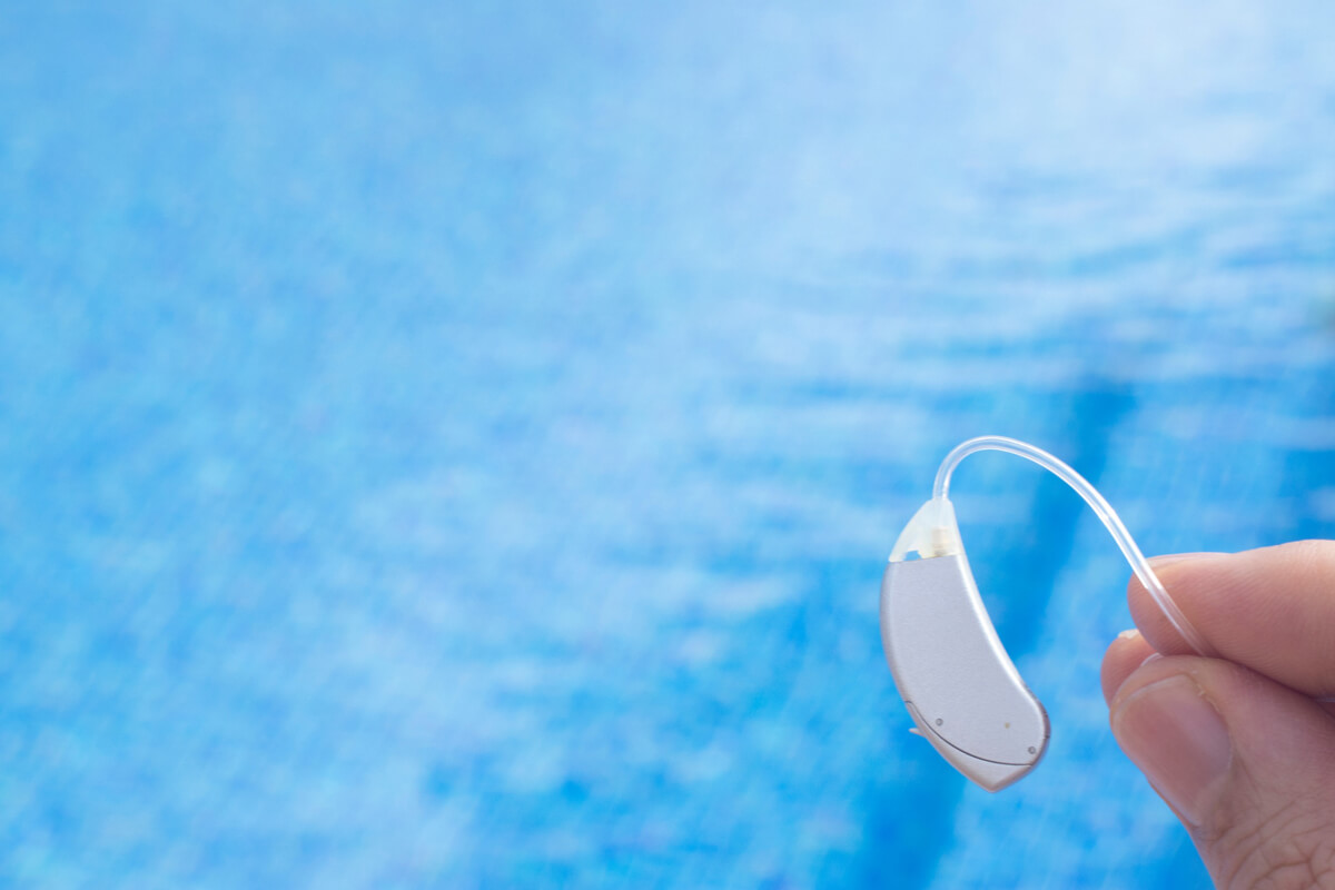 hörgerät beim schwimmen