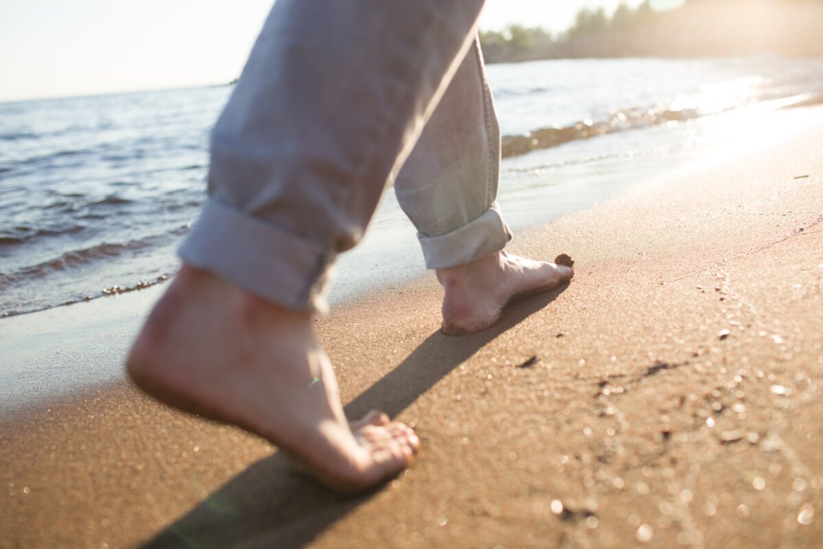 erdung am strand