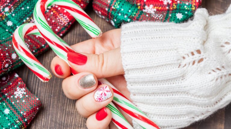 Tolle Nageldesigns, die zu Weihnachten passen